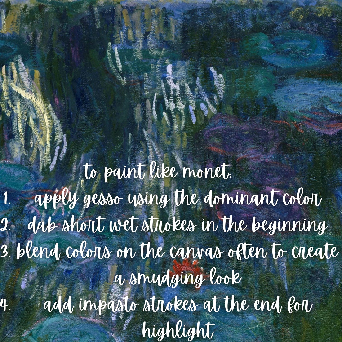 Claude Monet Oil Brushes Procreate Bundle