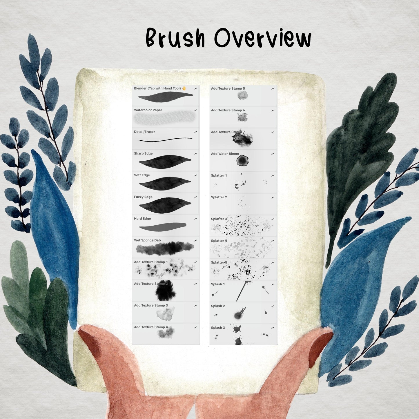 Effortless Watercolor Brushes for Procreate