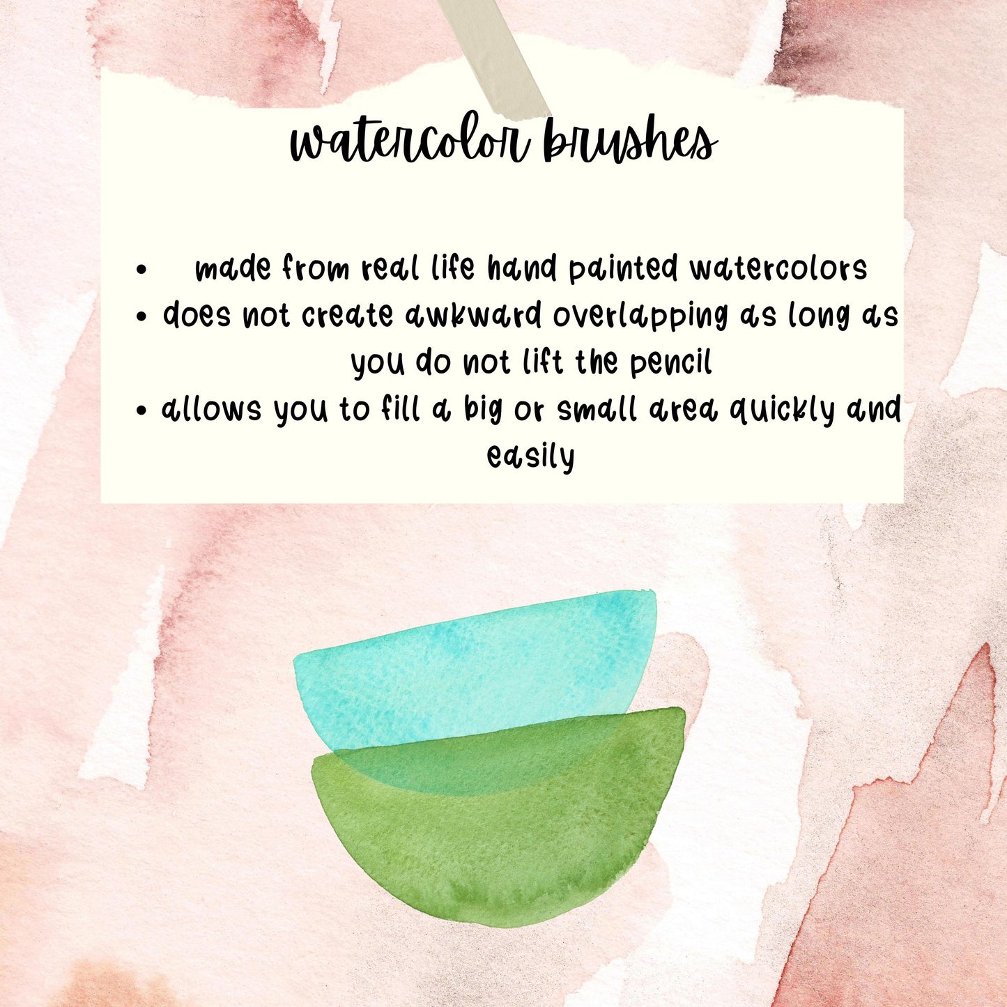 Effortless Watercolor Brushes for Procreate