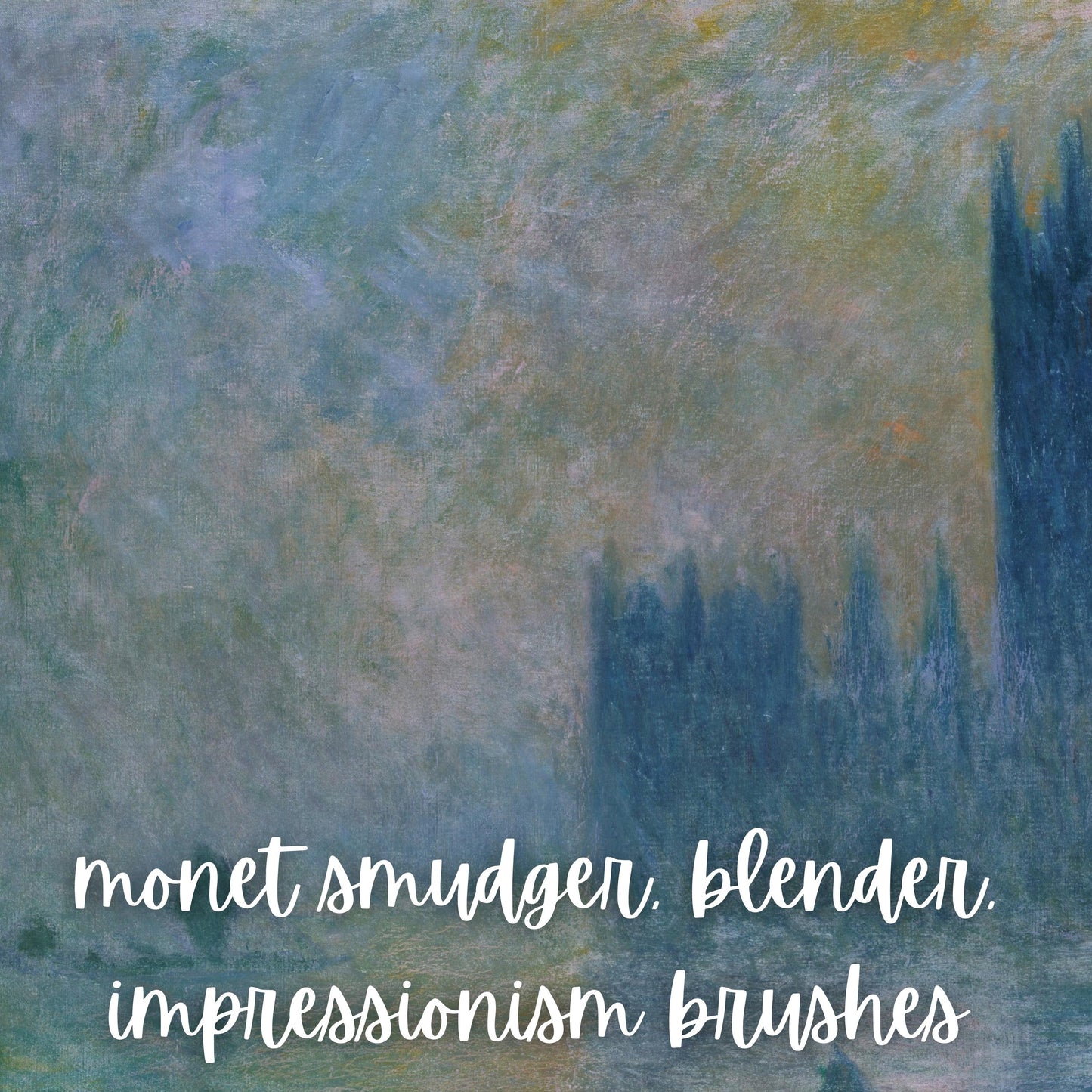 Claude Monet Oil Brushes Procreate Bundle