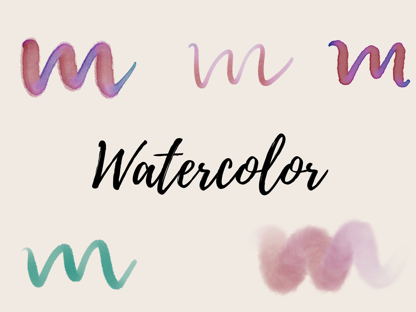 63 Rainbow Brushes for Procreate