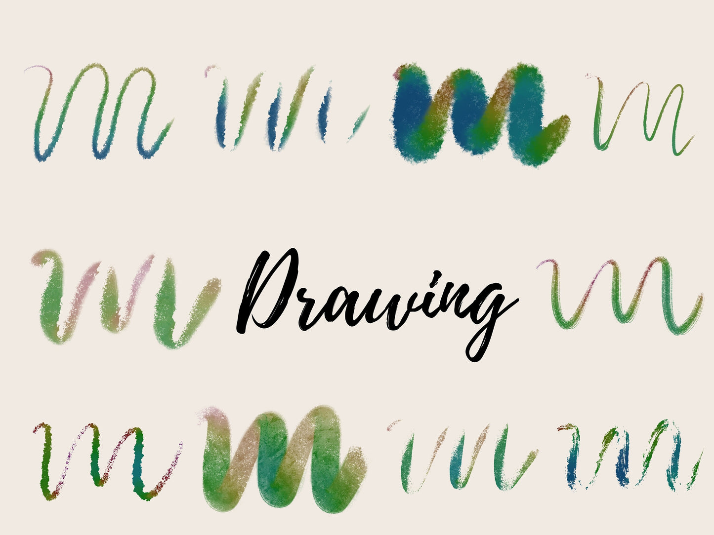 63 Rainbow Brushes for Procreate