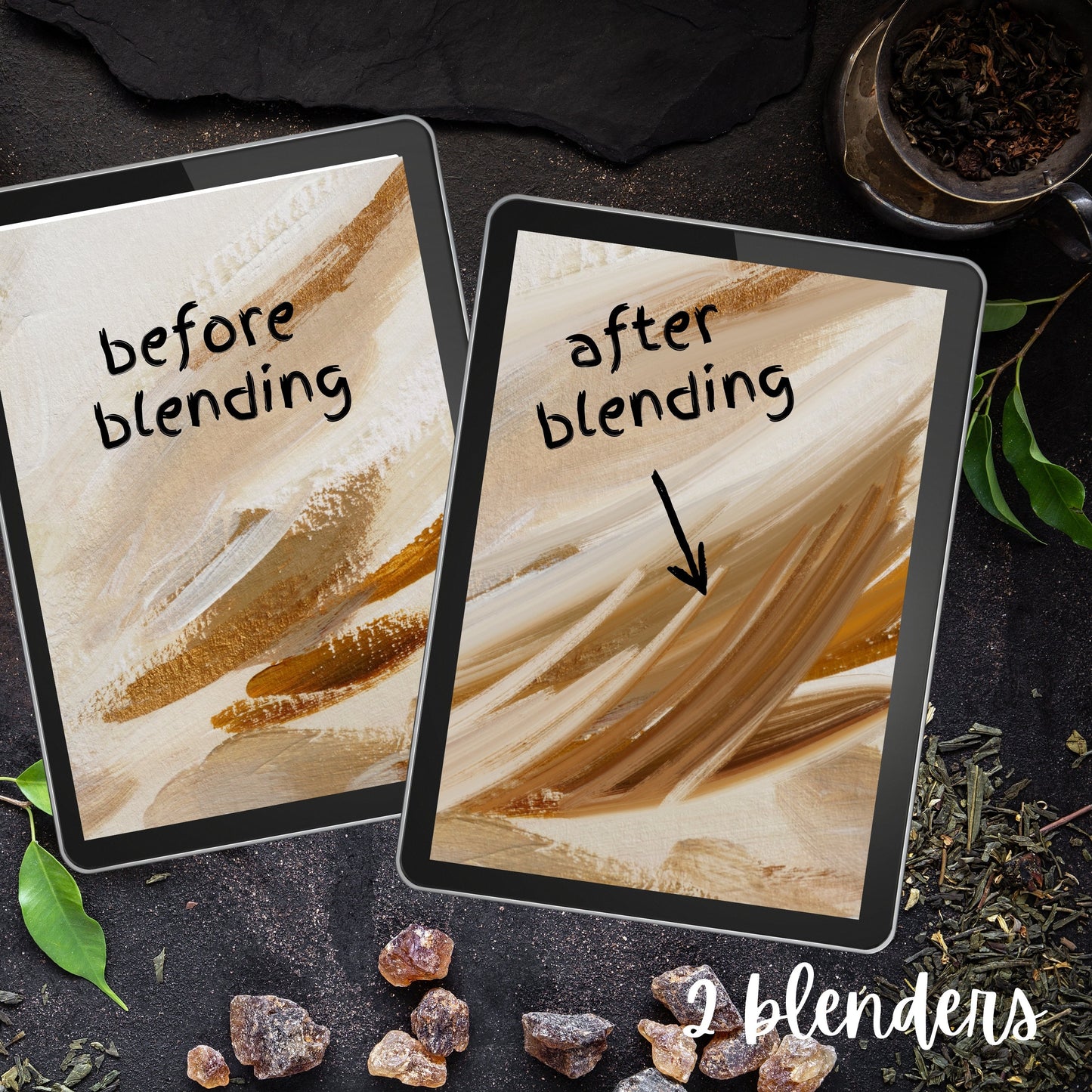 Realistic Gouache Brushes for Procreate