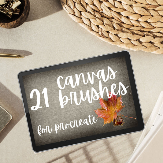21 Canvas Brushes for Procreate. Procreate Brushes for Realistic Canvas Textures. Ideal for Watercolor Oil Acrylic Gouache. Watercolor Paper