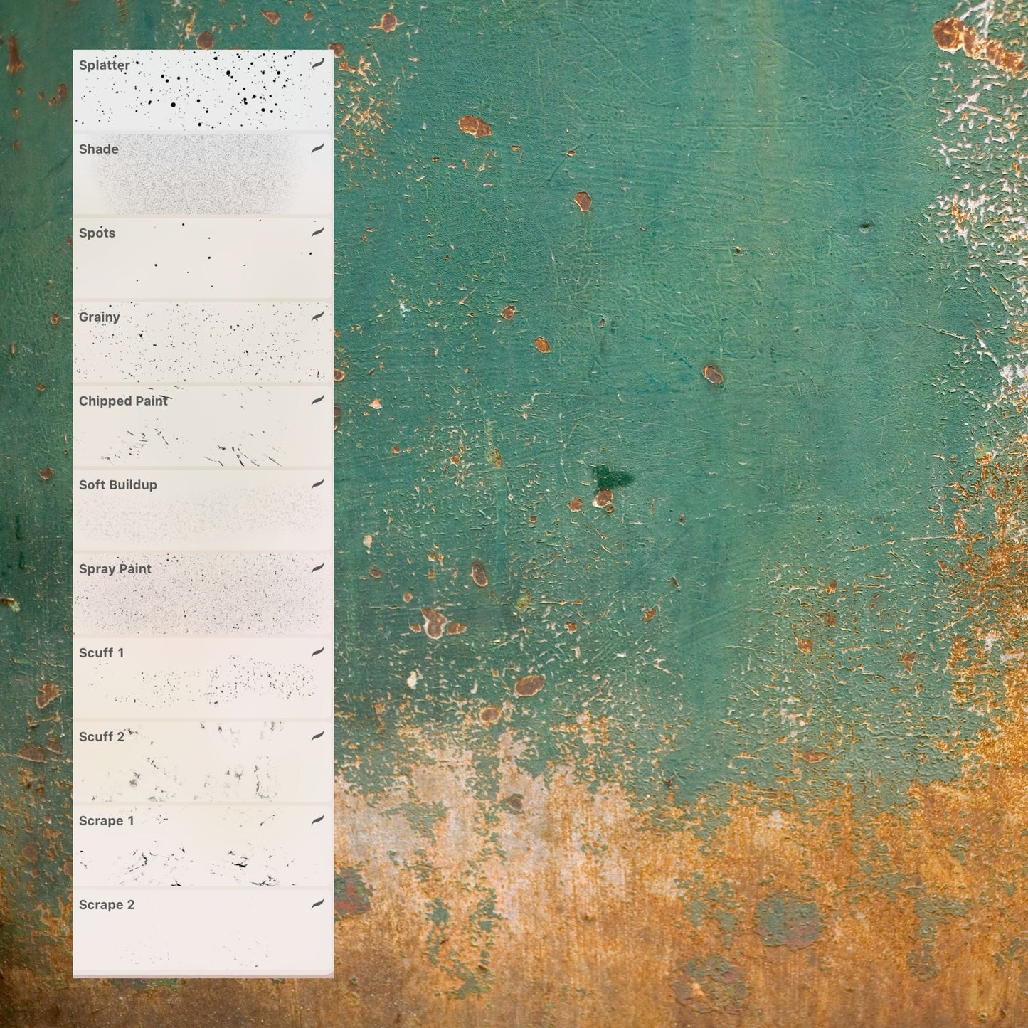 44 Procreate Texture Brushes