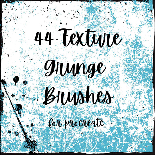 44 Procreate Texture Brushes