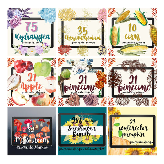 2077 Fall Procreate Bundle