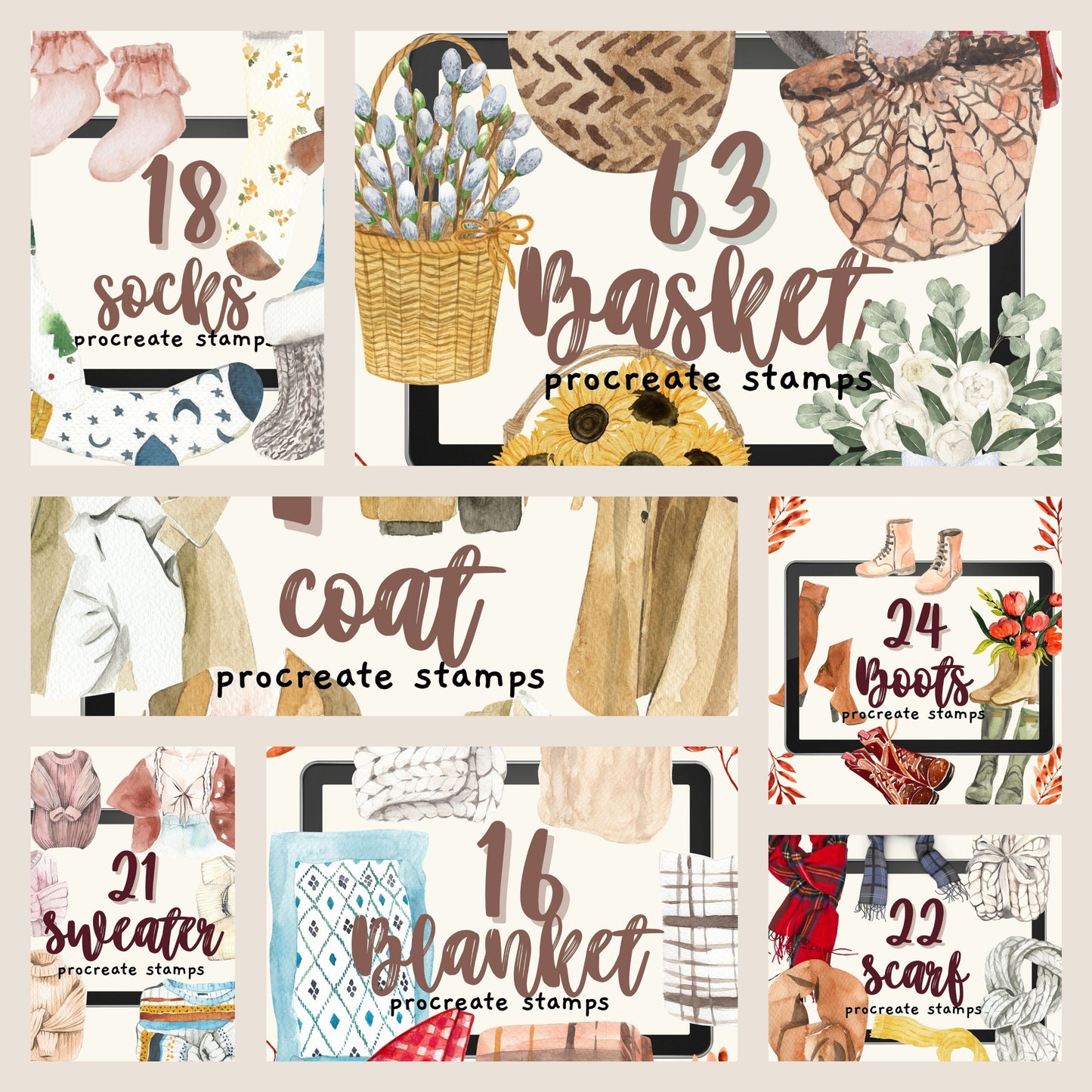 2077 Fall Procreate Bundle