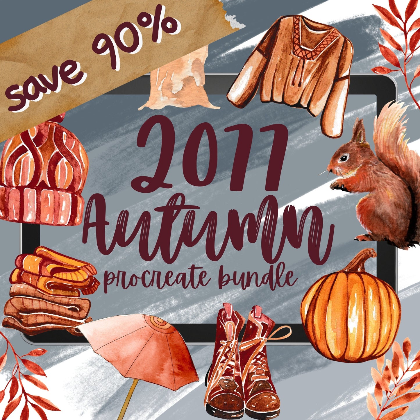 2077 Fall Procreate Bundle