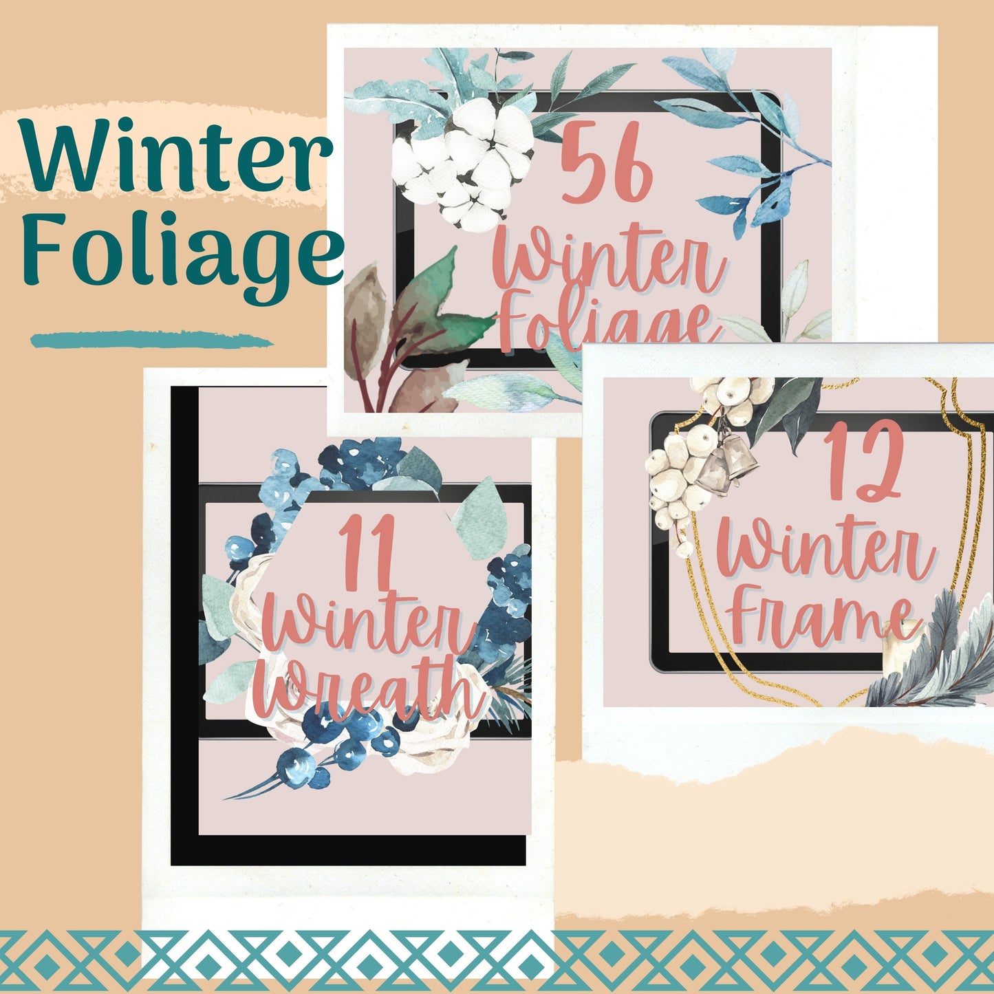 2244 Winter Procreate Bundle for Procreate