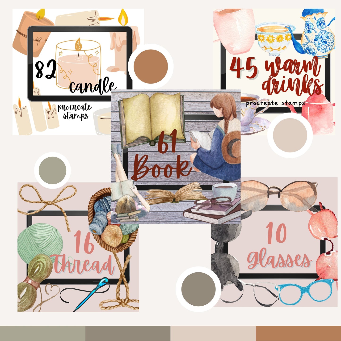 2244 Winter Procreate Bundle for Procreate