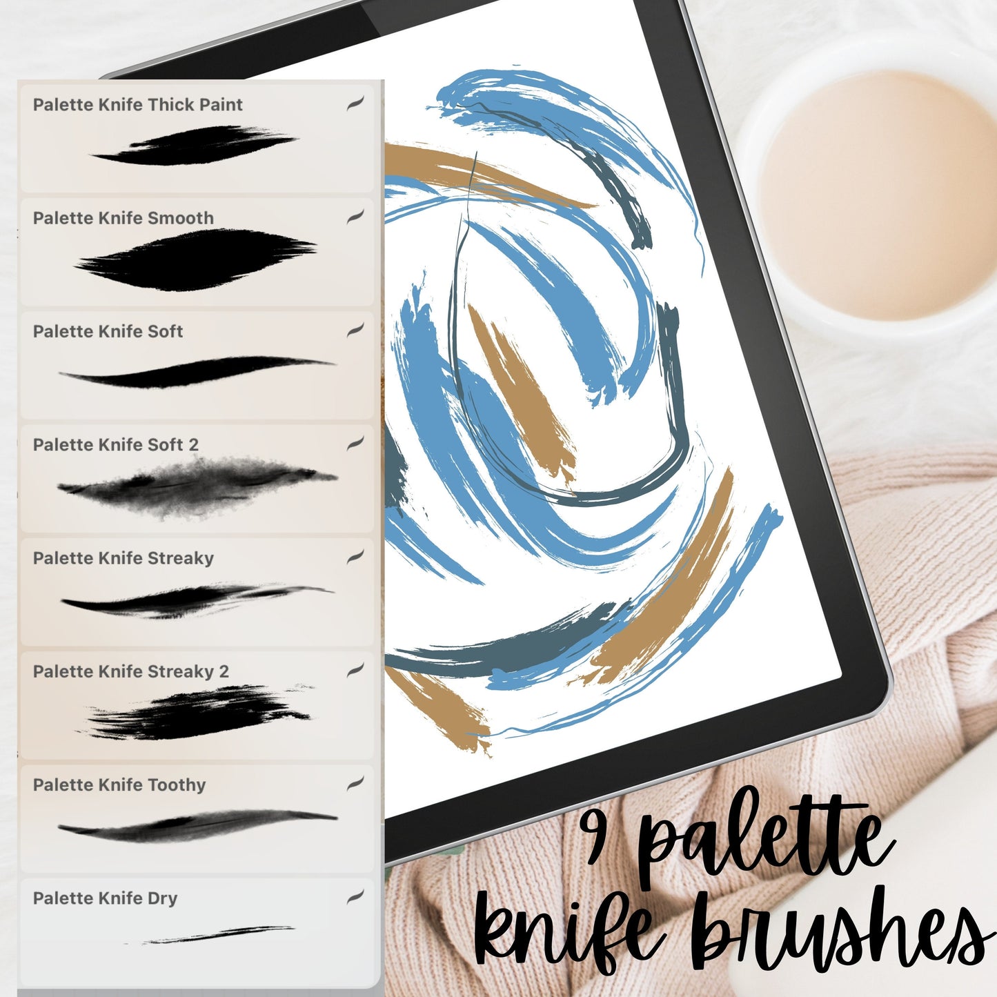 126 Realistic Oil Acrylic Brushes for Procreate