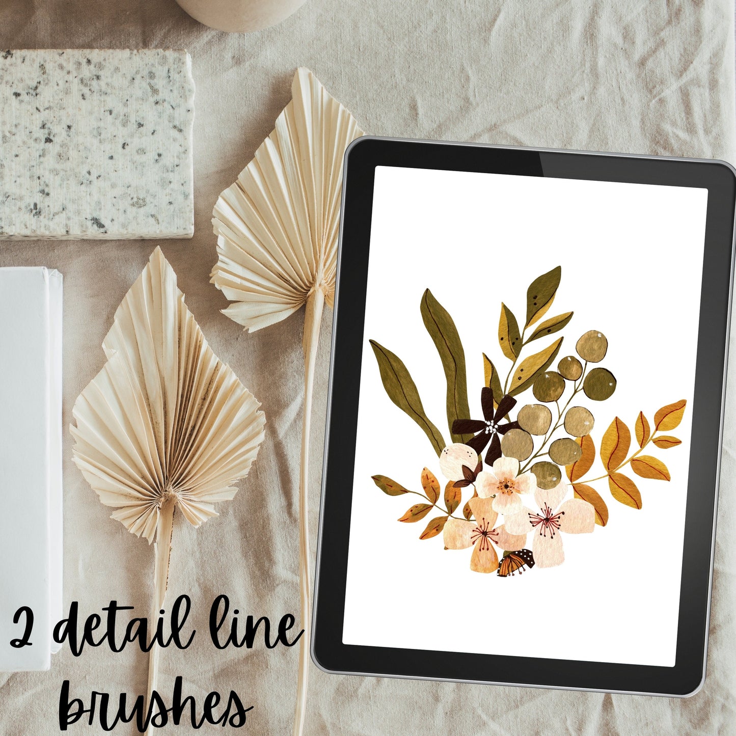 Oil Acrylic Bundle for Procreate. Realistic Oil Brush, Procreate Acrylic, Paper Canvas Texture, Palette Knife Impasto, Impressionist Style