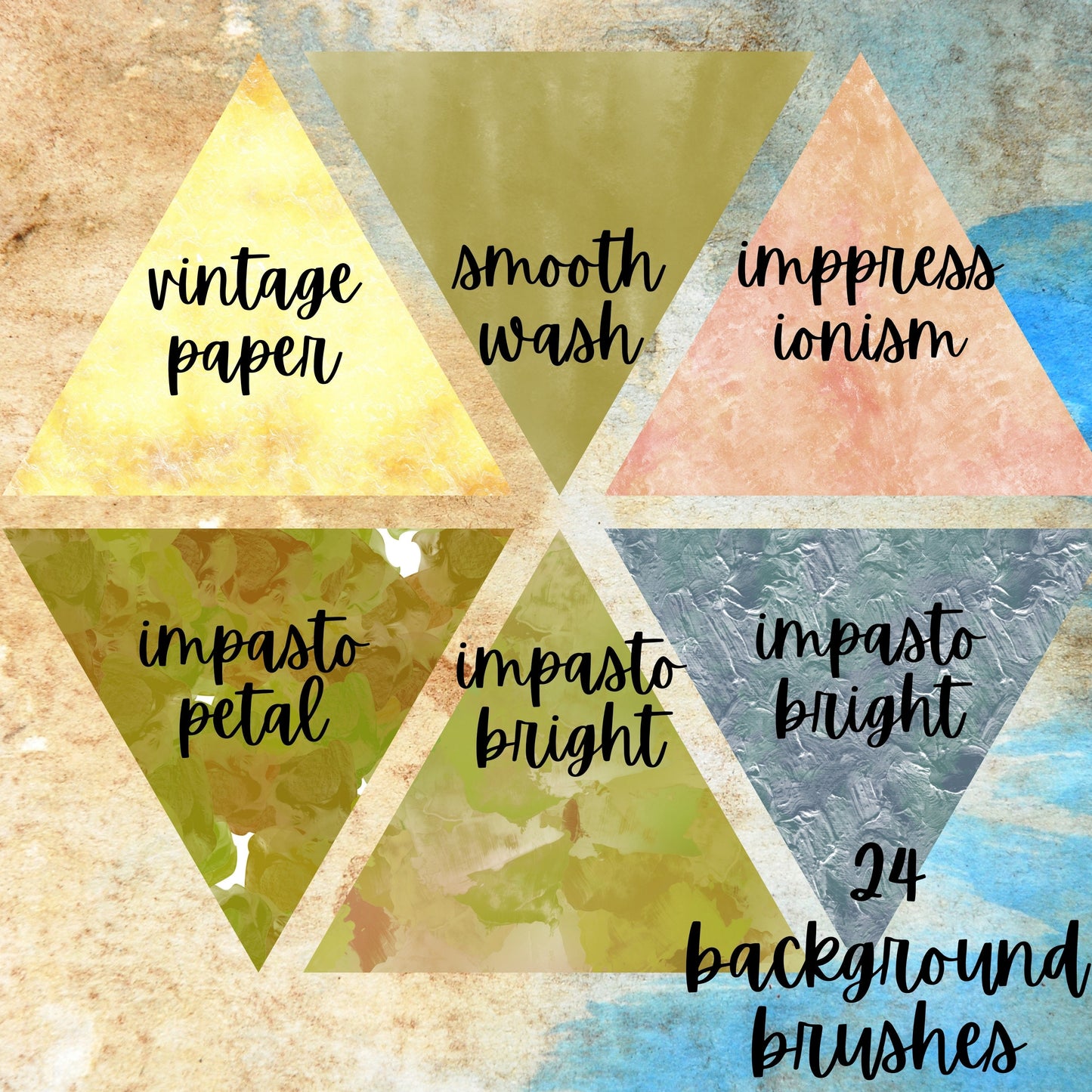 Oil Acrylic Bundle for Procreate. Realistic Oil Brush, Procreate Acrylic, Paper Canvas Texture, Palette Knife Impasto, Impressionist Style