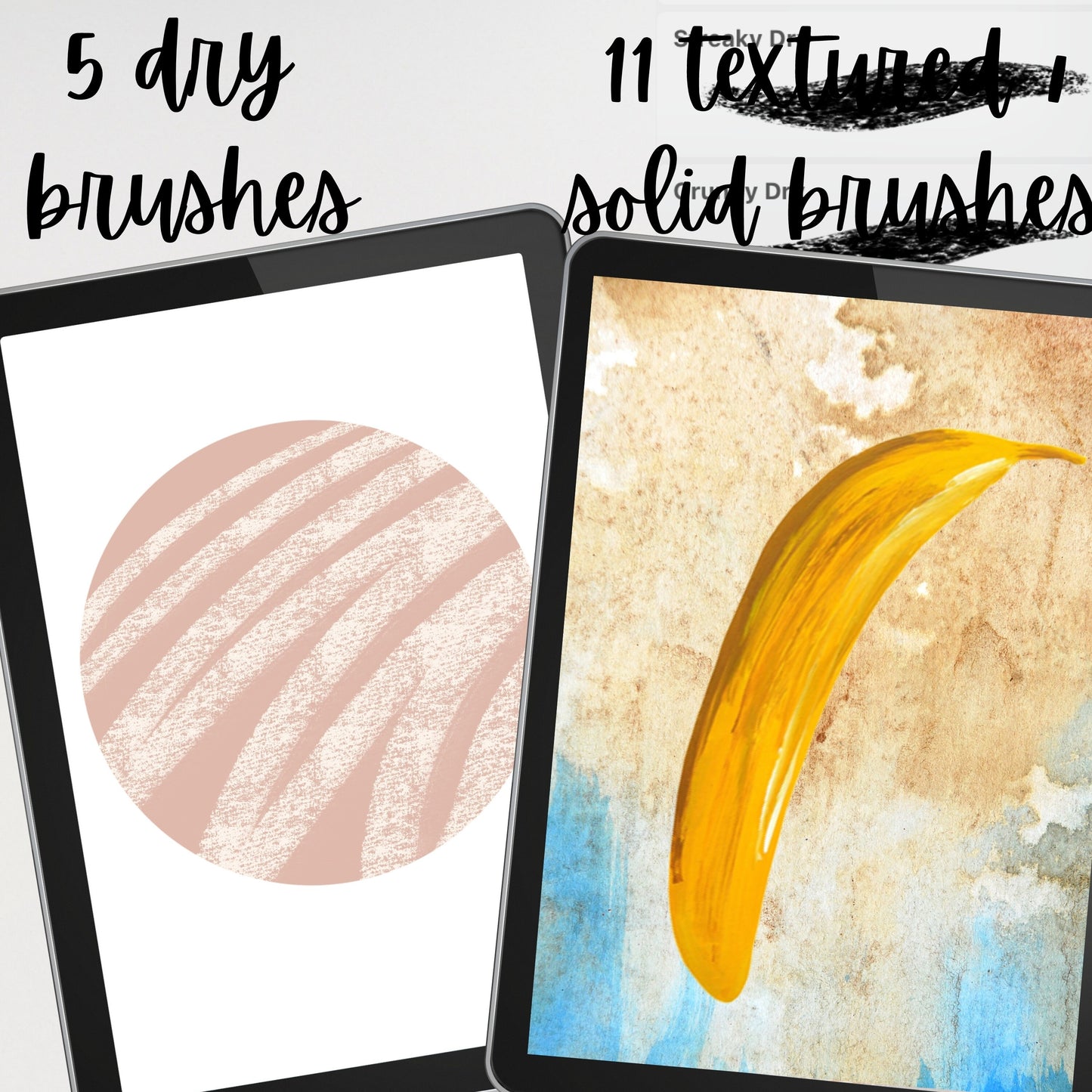 Realistic Gouache Brushes for Procreate