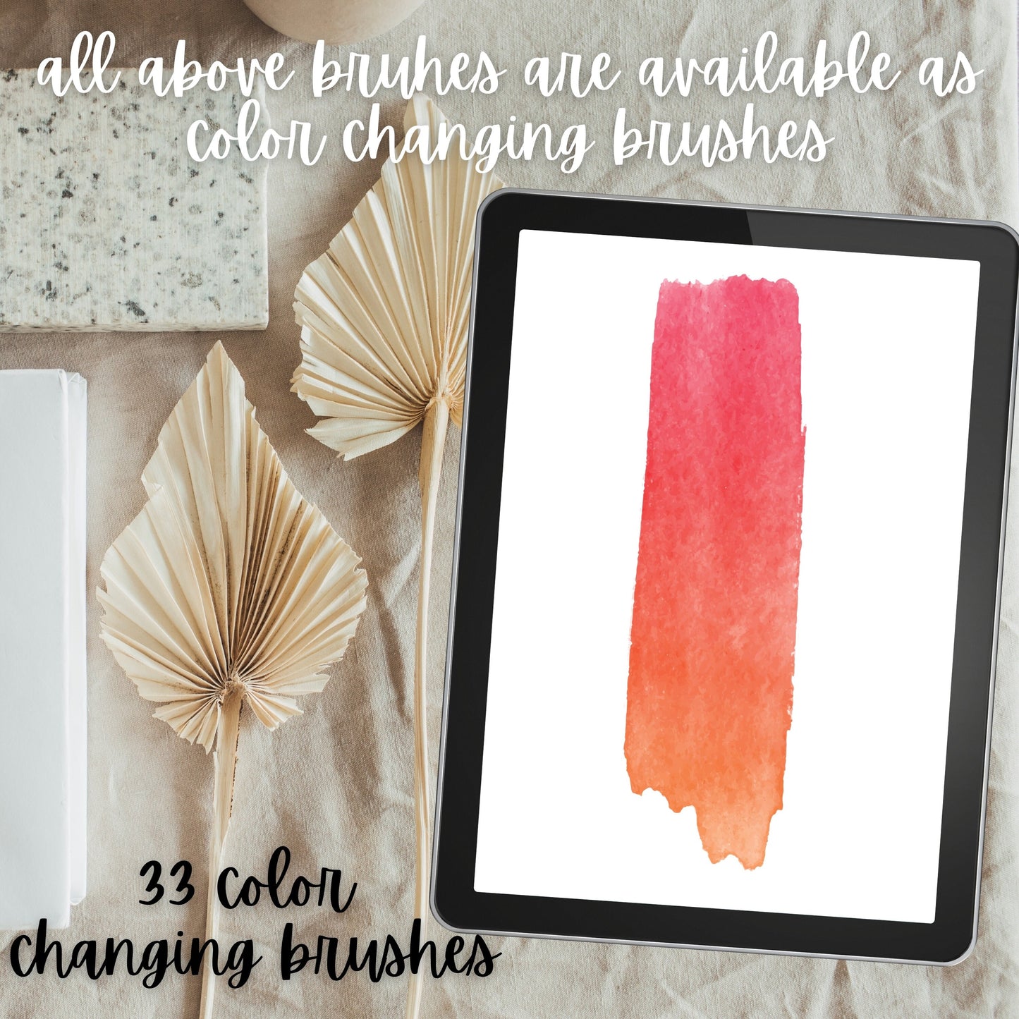 Realistic Gouache Brushes for Procreate