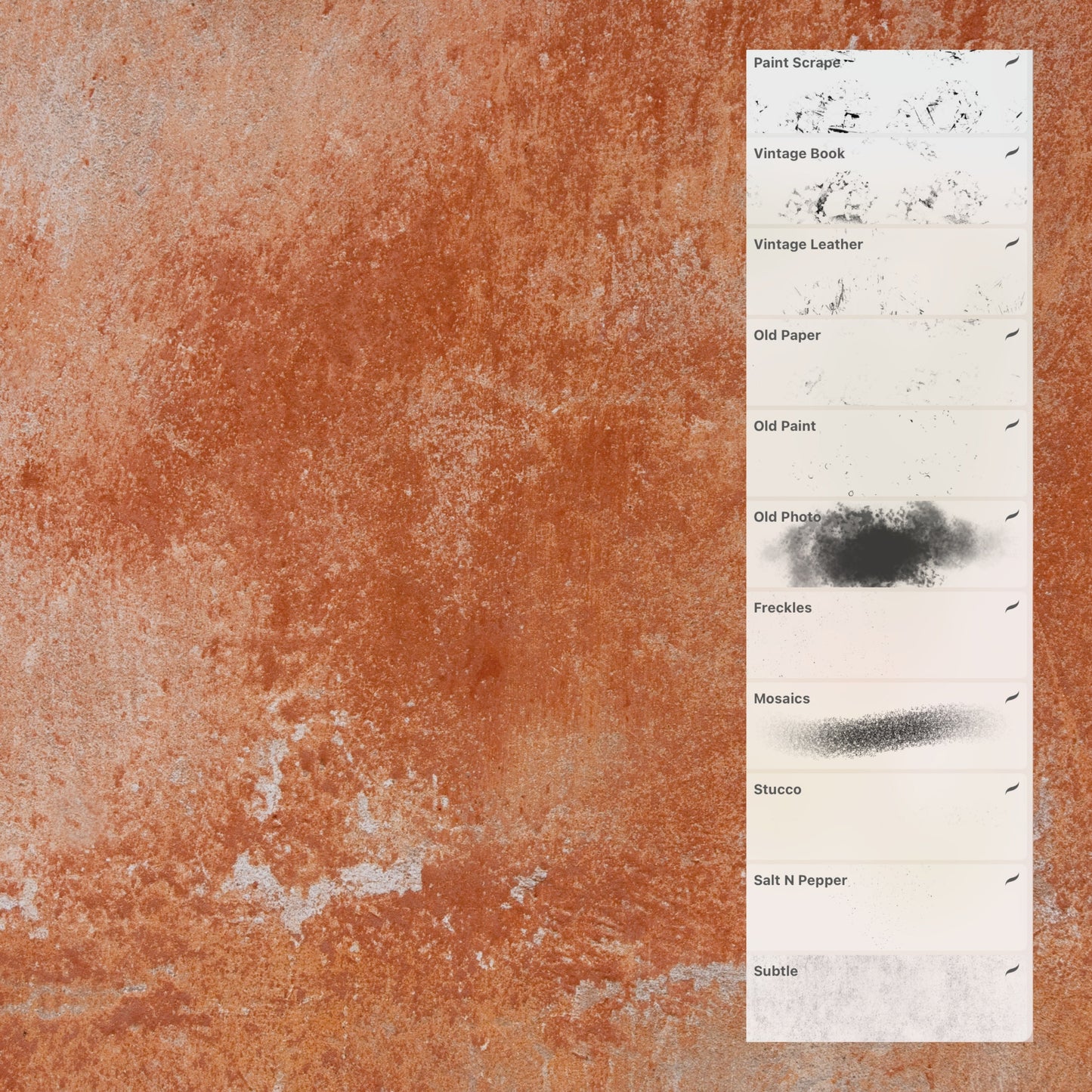 44 Procreate Texture Brushes