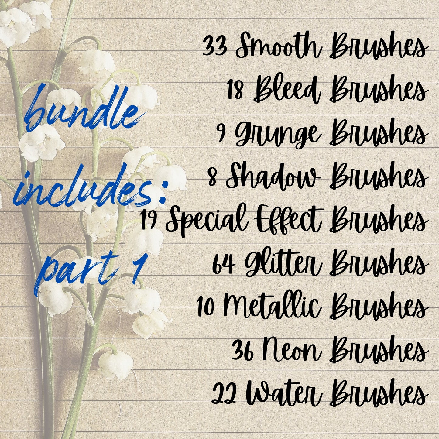 795 Calligraphy Bundle for Procreate