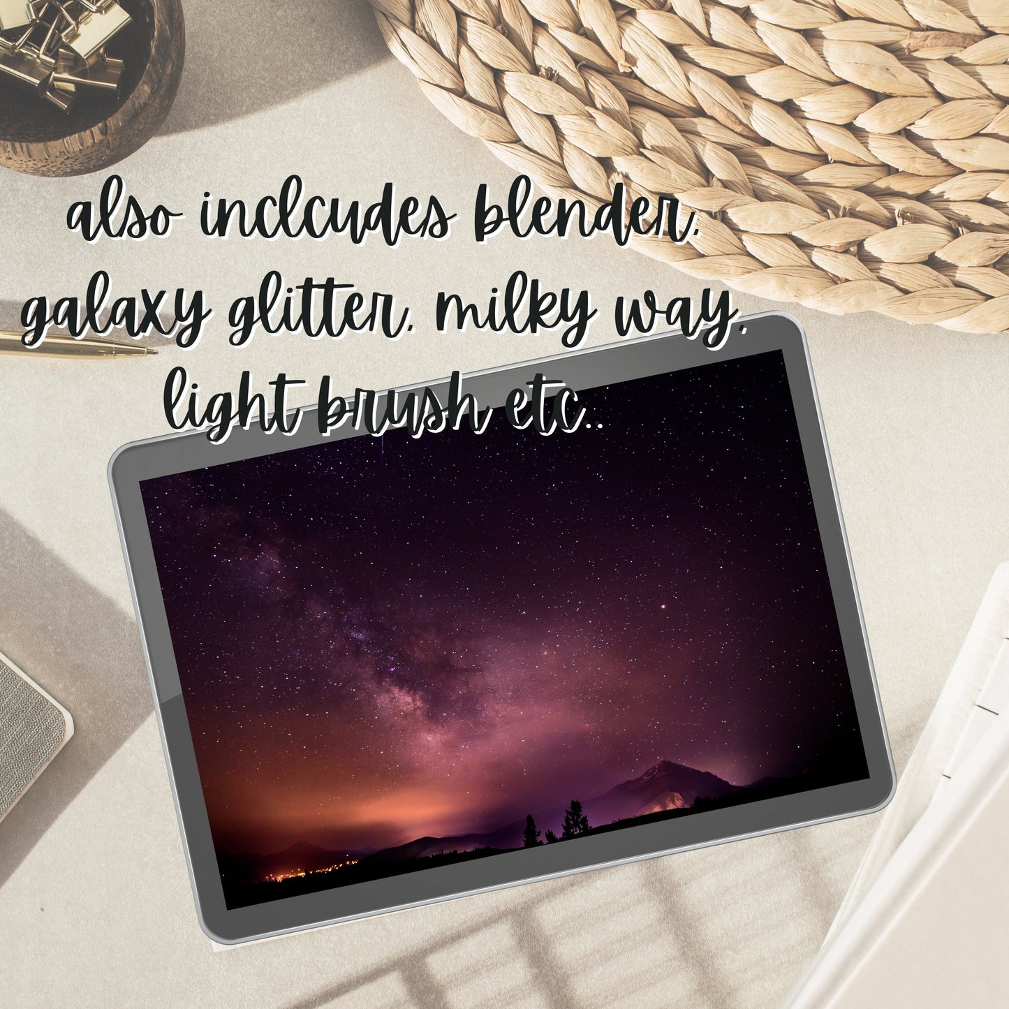 907 Galaxy Elements Procreate Bundle