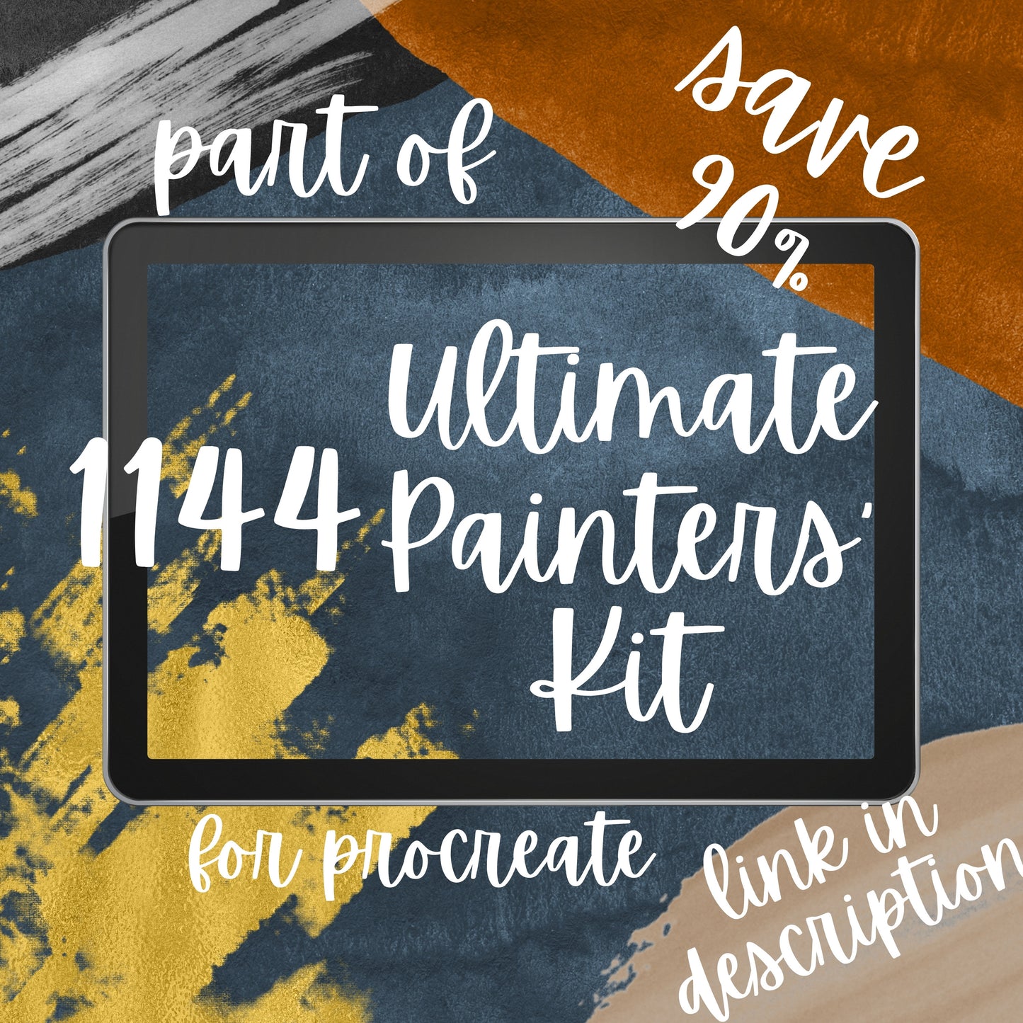 192 Oil Acrylic Brushes for Procreate