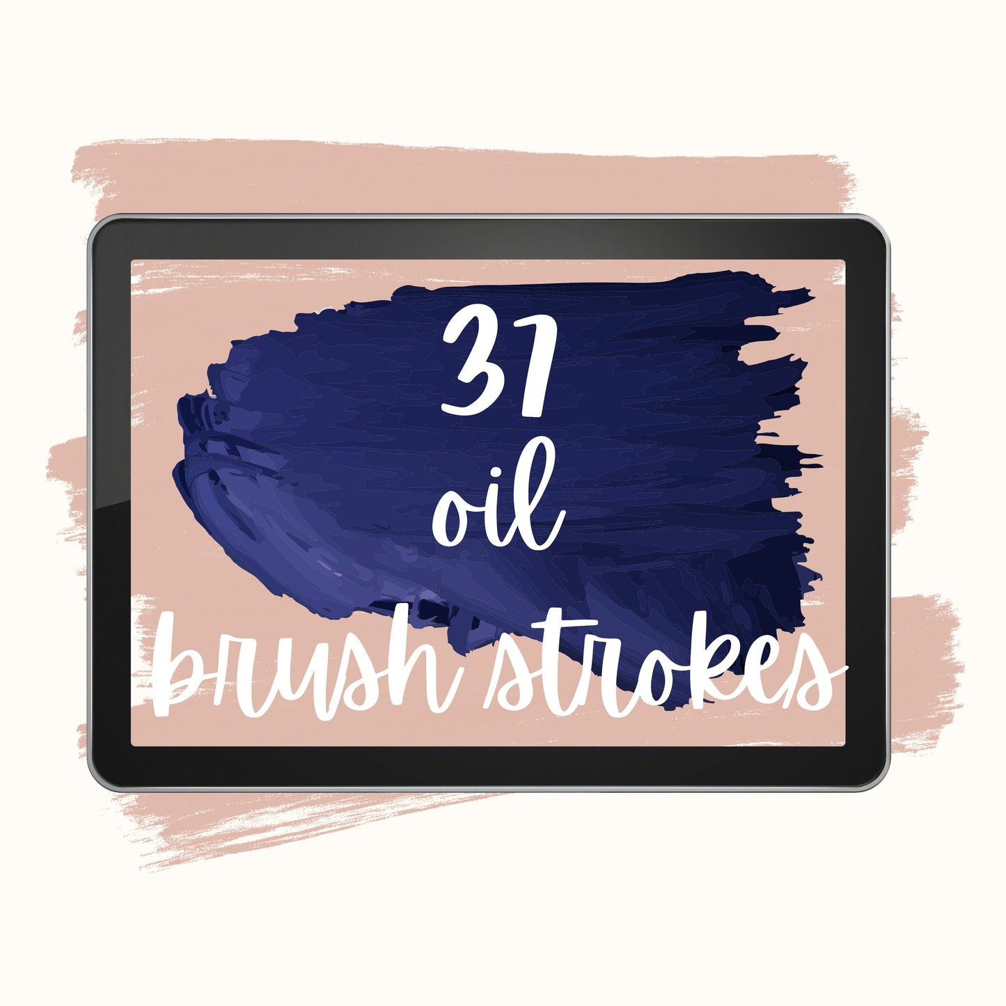 329 Brush Strokes Procreate Bundle