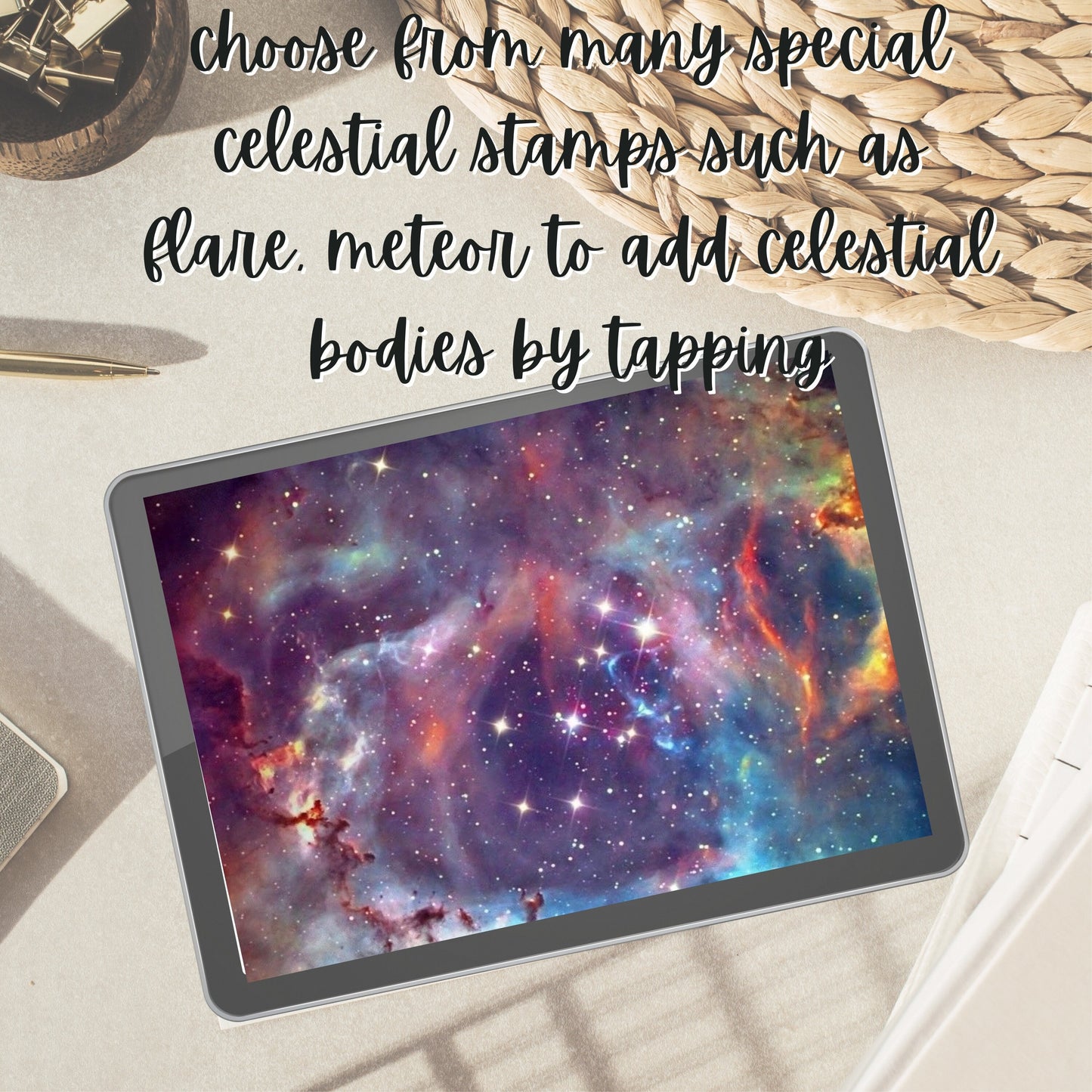 907 Galaxy Elements Procreate Bundle