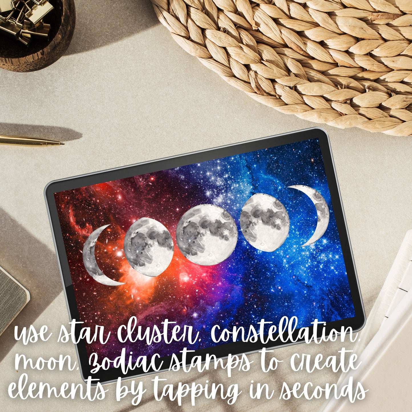 907 Galaxy Elements Procreate Bundle