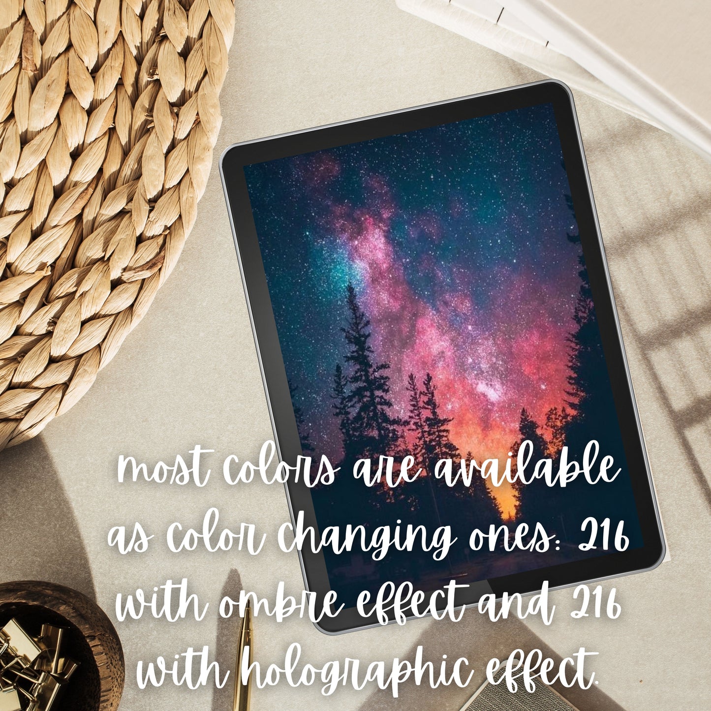 907 Galaxy Elements Procreate Bundle