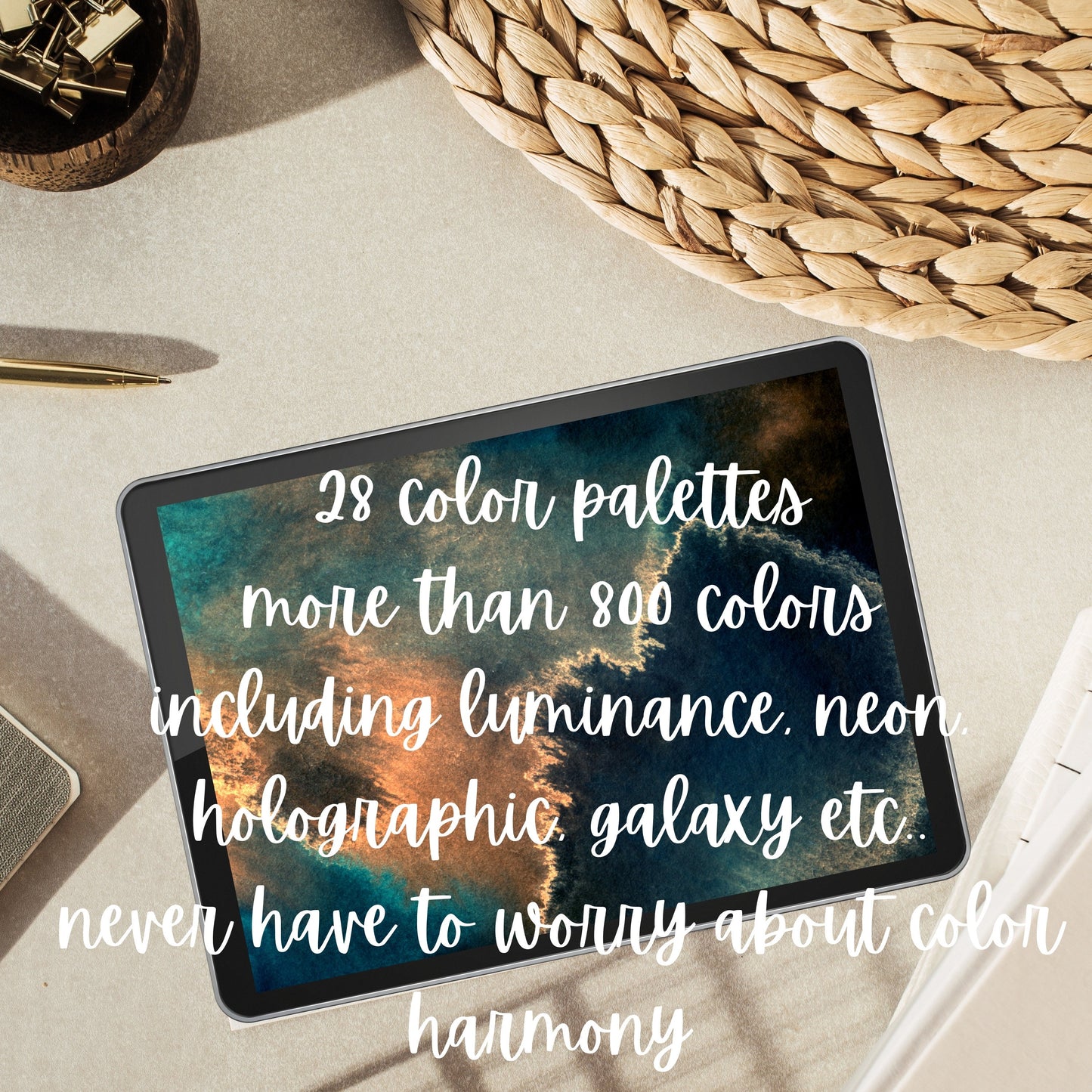 907 Galaxy Elements Procreate Bundle