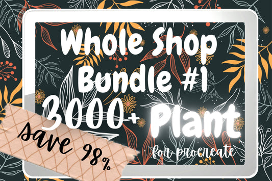 3000+ Plant Procreate Bundle
