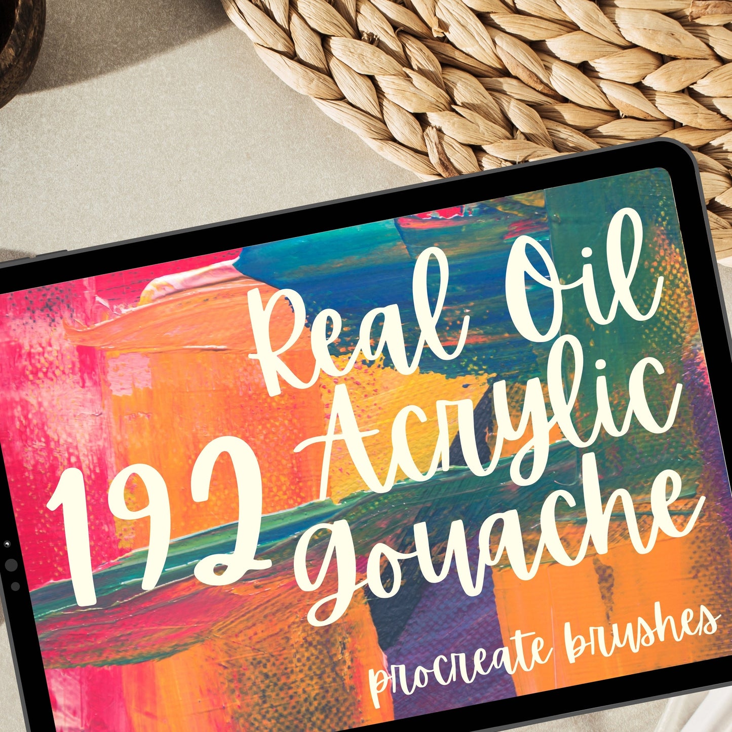 192 Oil Acrylic Brushes for Procreate