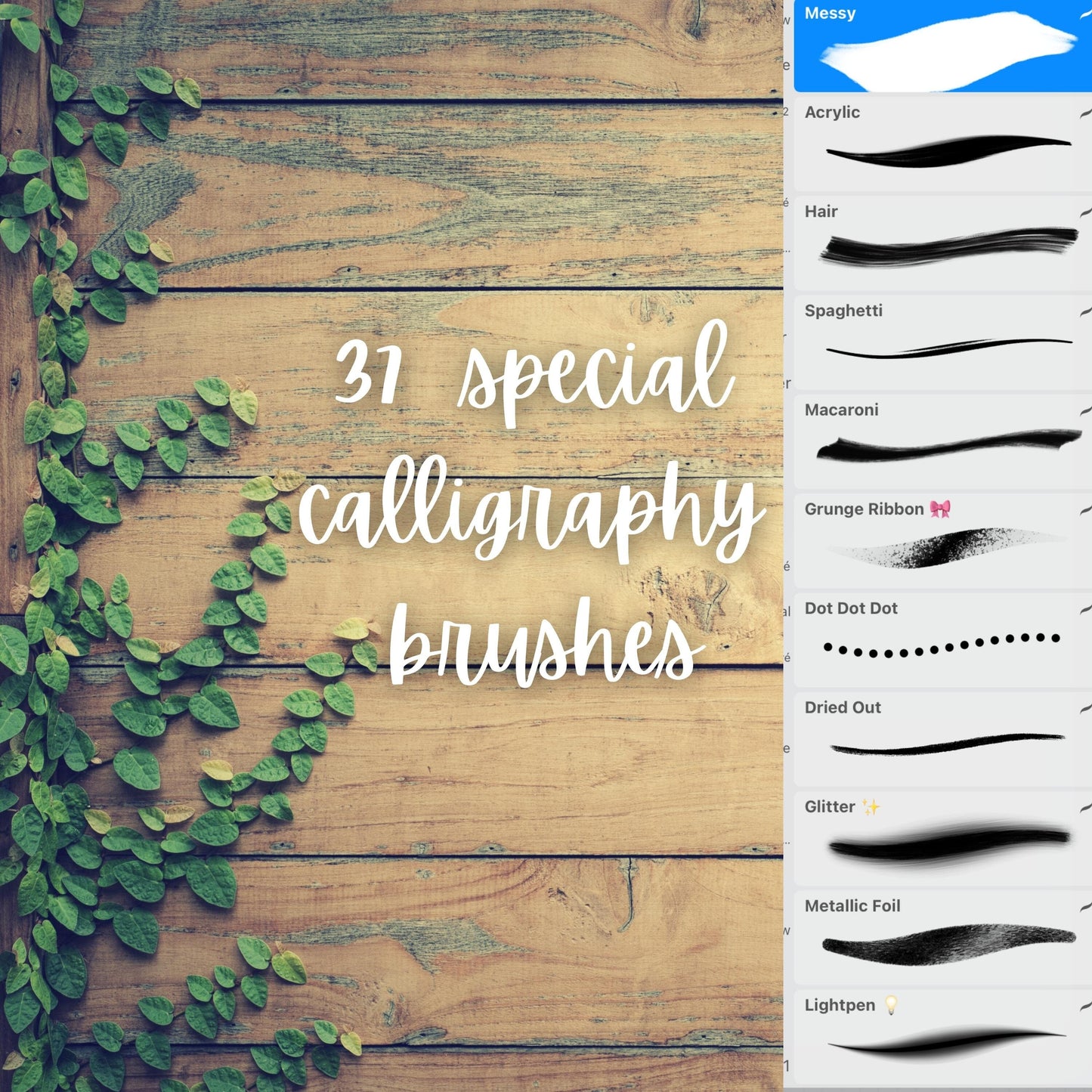 239 Lettering Grids Procreate Brushes