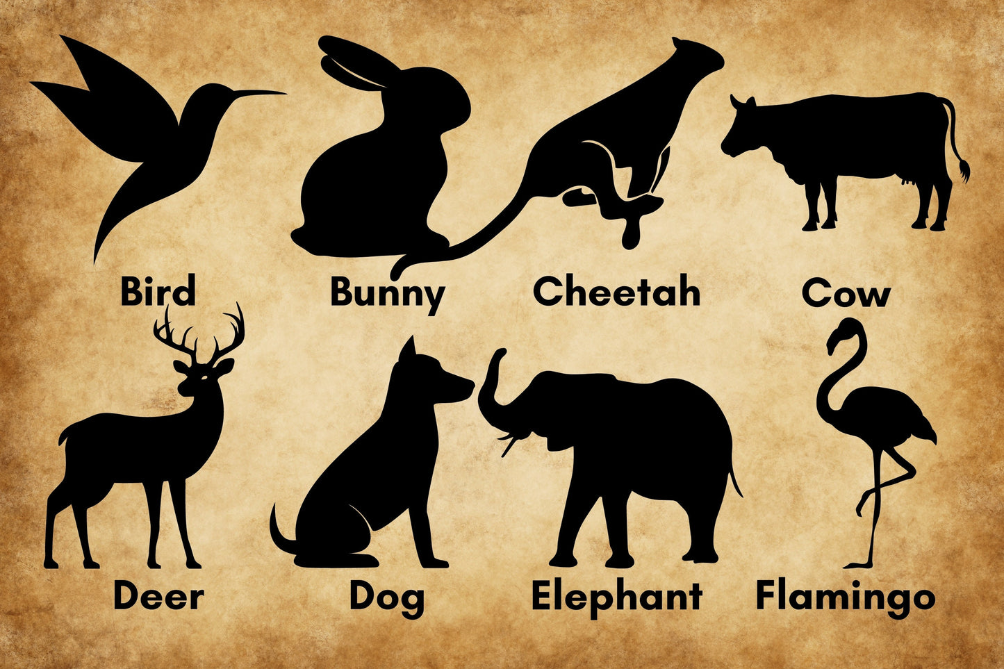 Cutout Animal Procreate Bundle