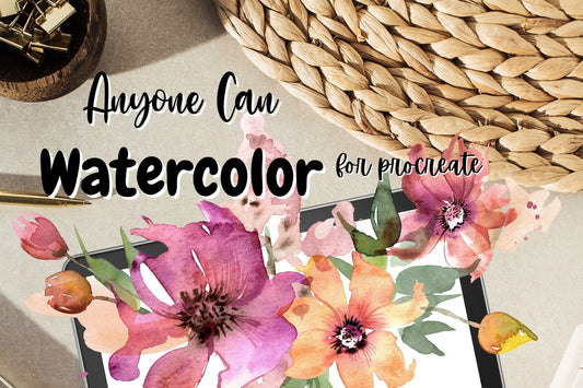 Anyone Can Watercolor Brushes for Procreate