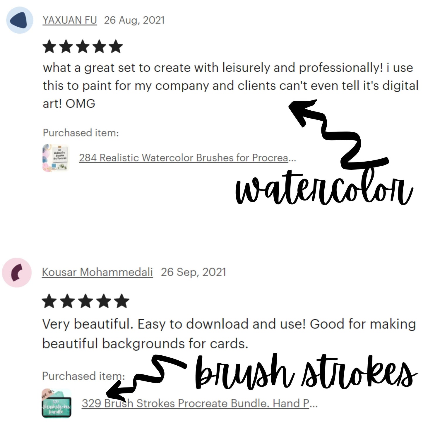 755 Best Selling Oil Acrylic Watercolor Gouache Brushes for Procreate.