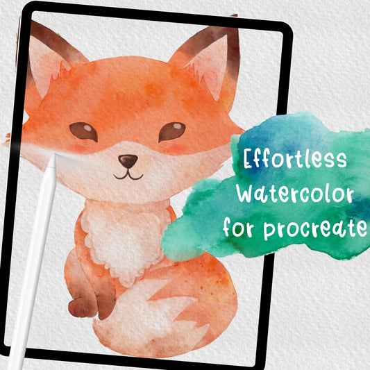 Effortless Watercolor Brushes for Procreate