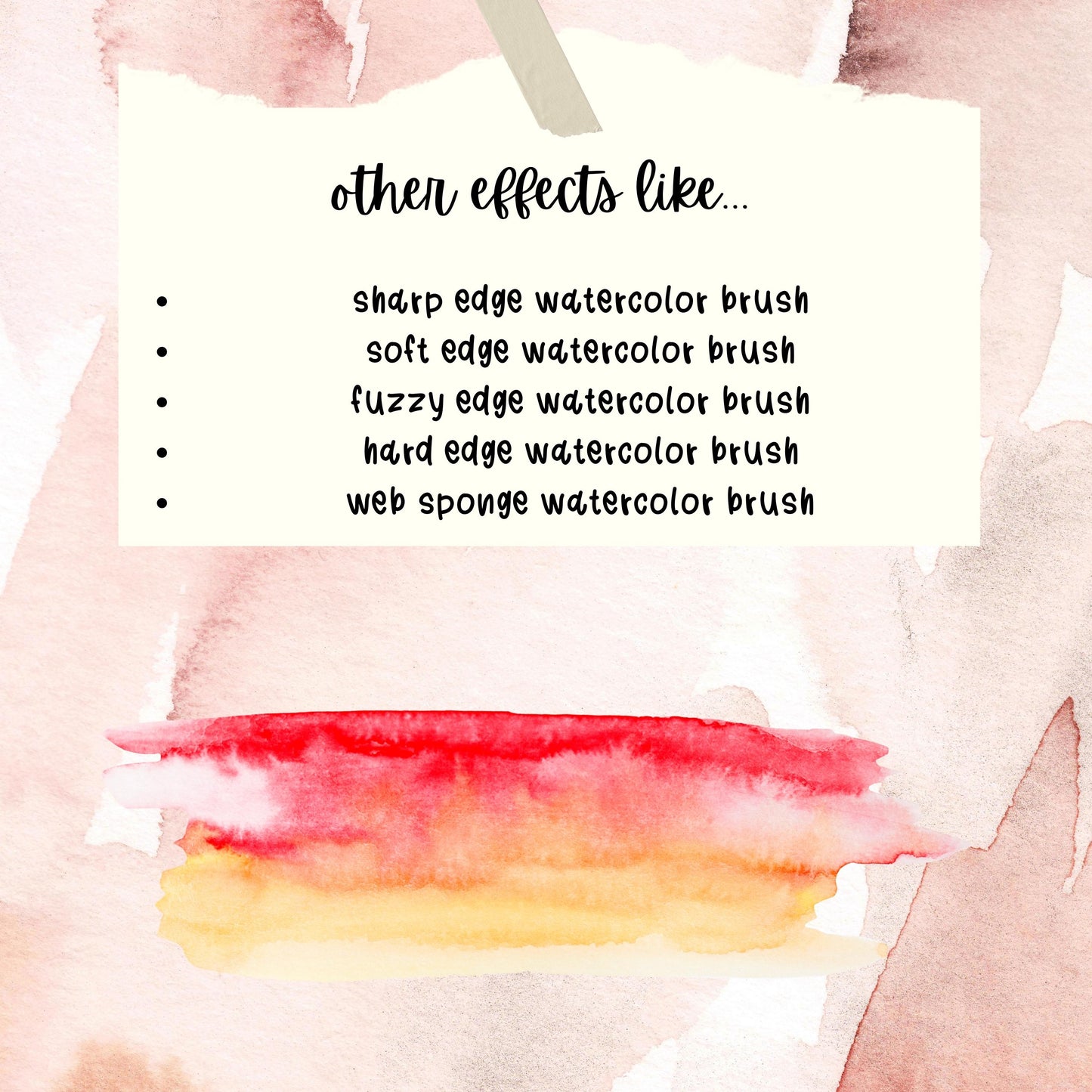 Effortless Watercolor Brushes for Procreate