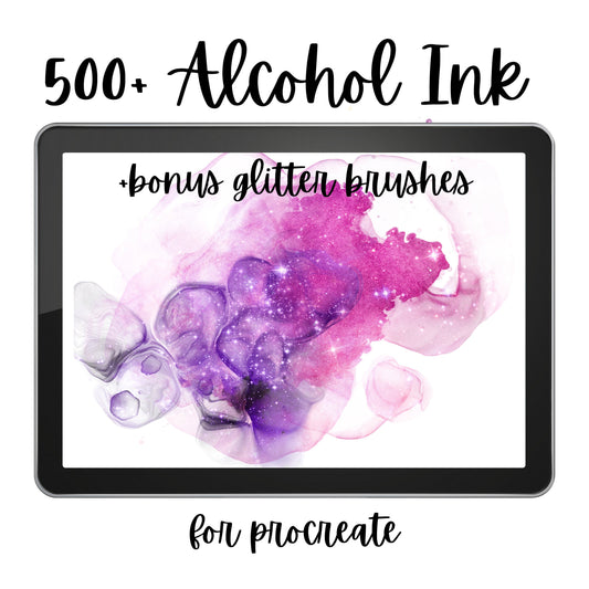 500+ Alcohol Ink Stamps for Procreate