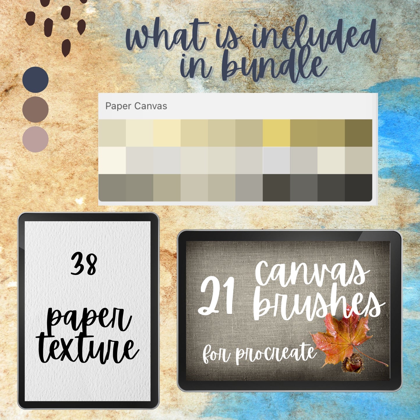 21 Canvas Brushes for Procreate. Procreate Brushes for Realistic Canvas Textures. Ideal for Watercolor Oil Acrylic Gouache. Watercolor Paper