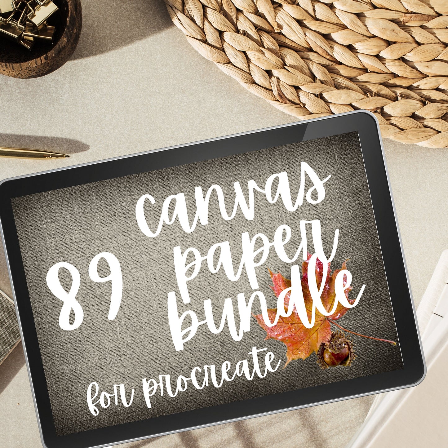 89 Paper and Canvas Brushes for Procreate