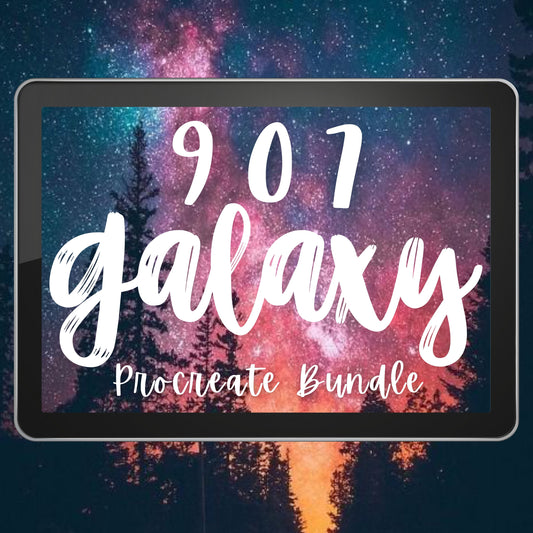 907 Galaxy Elements Procreate Bundle