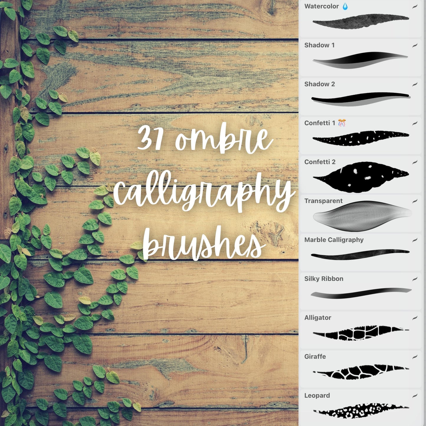 239 Lettering Grids Procreate Brushes